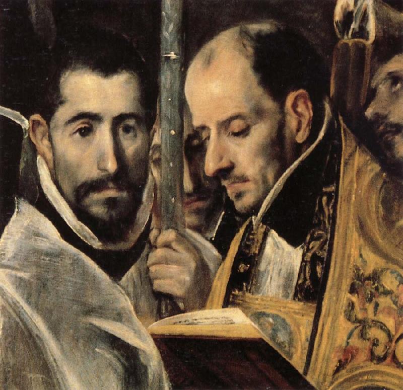 El Greco Details of The Burial of Count Orgaz oil painting picture